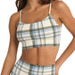 Z Supply - Shine Plaid Bra Top