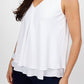Frank Lyman - Sleeveless V-neck Top