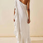 Free People - Elisa Cotton Ruffled One Shoulder Dress