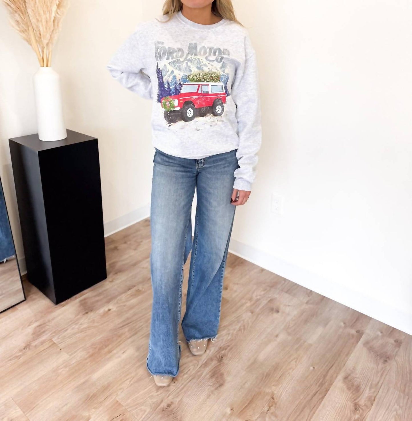 Chaudoin Creations - Faith Winter Bronco Sweatshirt