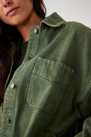 Free People - Jaqueta Madison City Twill