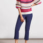 Tribal - 3/4 Tribal Sleeve Crew Neck Sweater