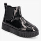 Ilse Jacobsen - Women's Patent Slip On Bootie