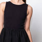 Steve Madden - Palermo Mixed Media Bubble Hem Sleeveless Dress