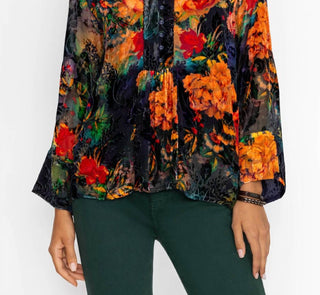 Johnny Was - Blusa Botina Burnout