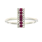 .30ct Ruby Diamond Ring 14KT White Gold