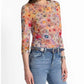 Johnny Was - NATALIE 3/4 MESH TEE