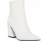 Steve Madden - Women's Pointed Toe Flared Heel Bootie