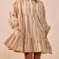 Bibi - Floral Print Buttoned Shirt Dress