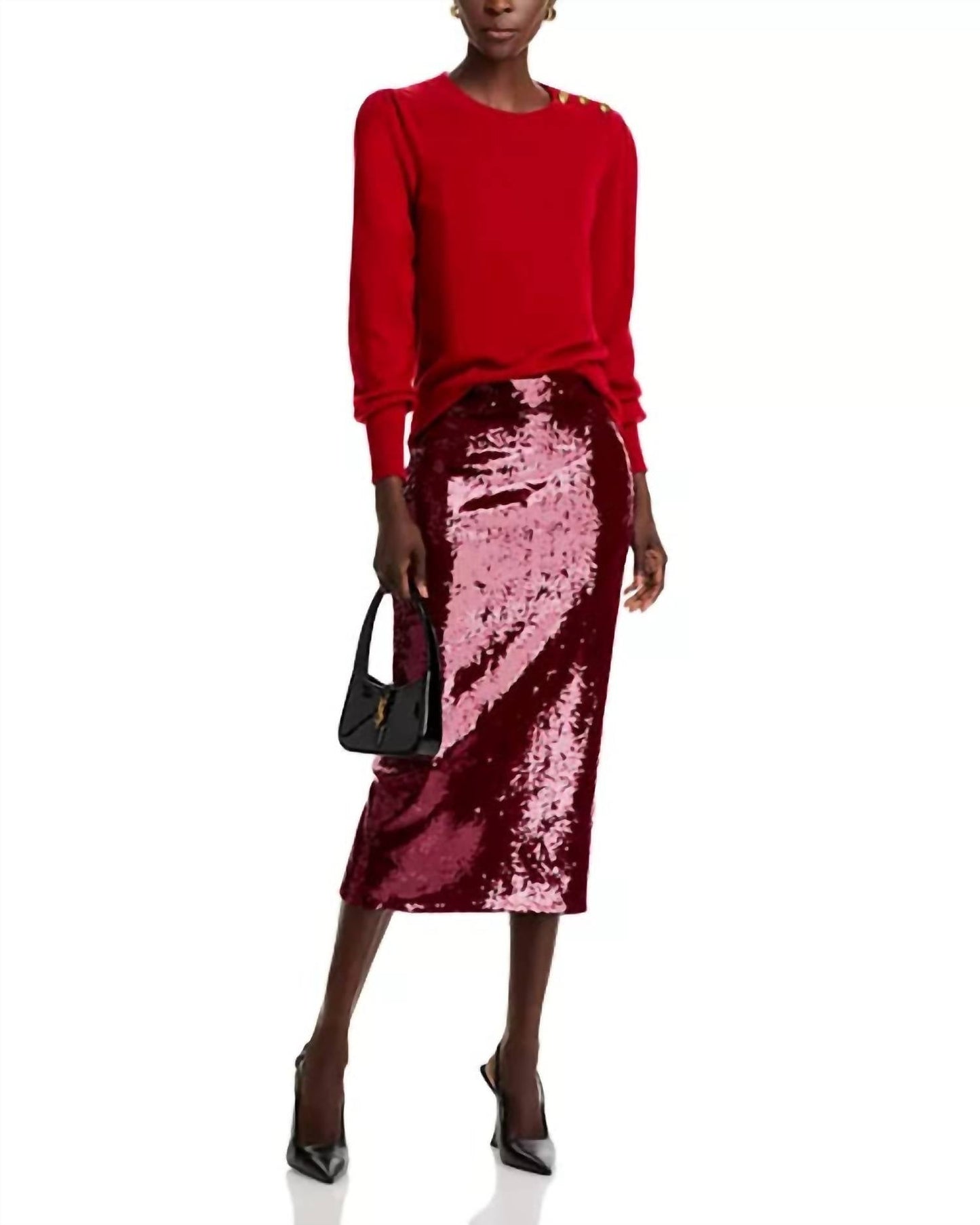 Veronica Beard - Nelia Cashmere Sweater with Crest Snaps