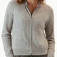 27 Miles Malibu - Elyse Fuzzy 2 Way Zip Cardigan