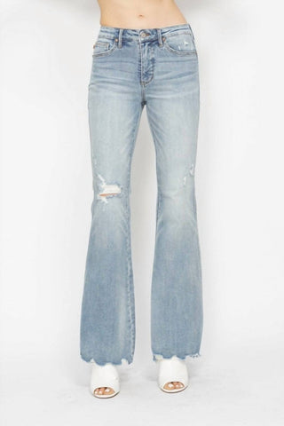 Judy Blue - Mid Rise Tummy Control Flare Jeans