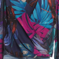 Blusa Karen Kane Estampada Frente Drapeada Multi