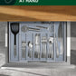 Silverware Drawer Organizer, Gray (9 Slots)