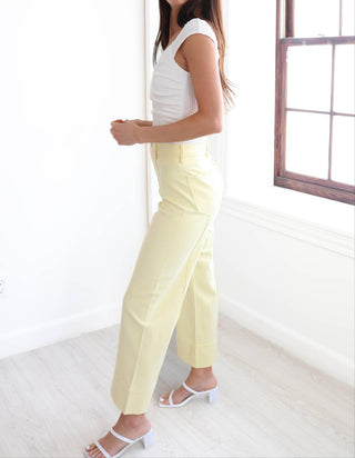 Pistola - Calça Jeans Feminina Penny Pintuck Wide Leg