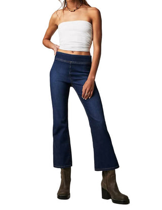Free People - Calça Jeans Flare Slim Cropped In My Feelings