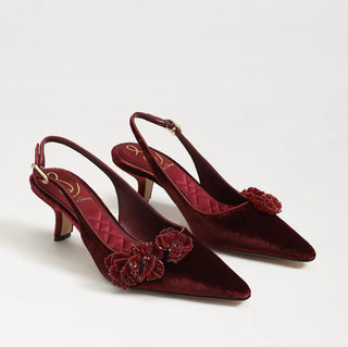 Sam Edelman - Scarpin Bianka Feminino com Bico Fino e Salto Baixo