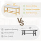 Artisanal 6-Piece Extendable Solid Wood Dining Set with Bench Seating