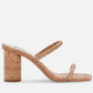 Dolce Vita - Women's Chunky Round Cork Heel Sandal