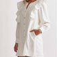 Entro - Button Up Ruffle Detail Dress