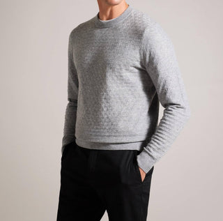 Ted Baker - Suéter masculino com manga raglan e lentilha