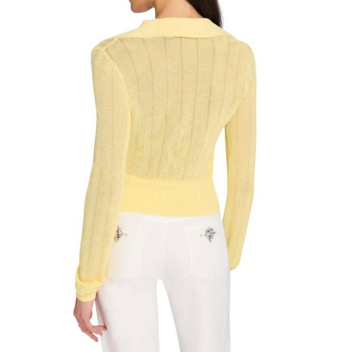 Generation Love - Megan Pointelle Cardigan