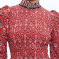 Alice + Olivia - Elvira Smocked Bodice Mini Dress