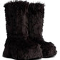 Balenciaga - Pre-loved Women Faux Fur Snow Boots