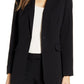 Vince Camuto Nina Notched Collar Blazer in Rich Black, Size 6
