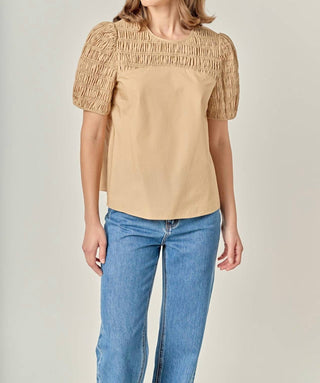 English Factory - Women's Smocked Top