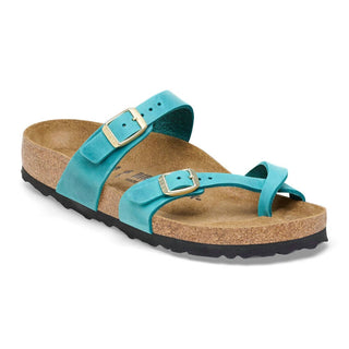 Birkenstock - Sandália feminina Mayari em couro oleado
