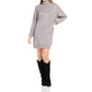 Karen Kane - Faux Wrap Turtleneck Dress