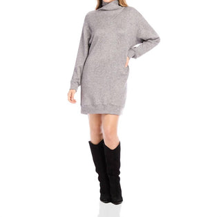 Karen Kane - Faux Wrap Turtleneck Dress