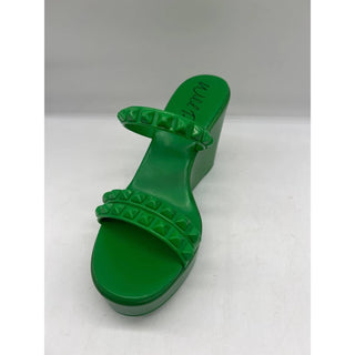 Carmen Sol - Women's Studded Open Toe Wedge Sandal