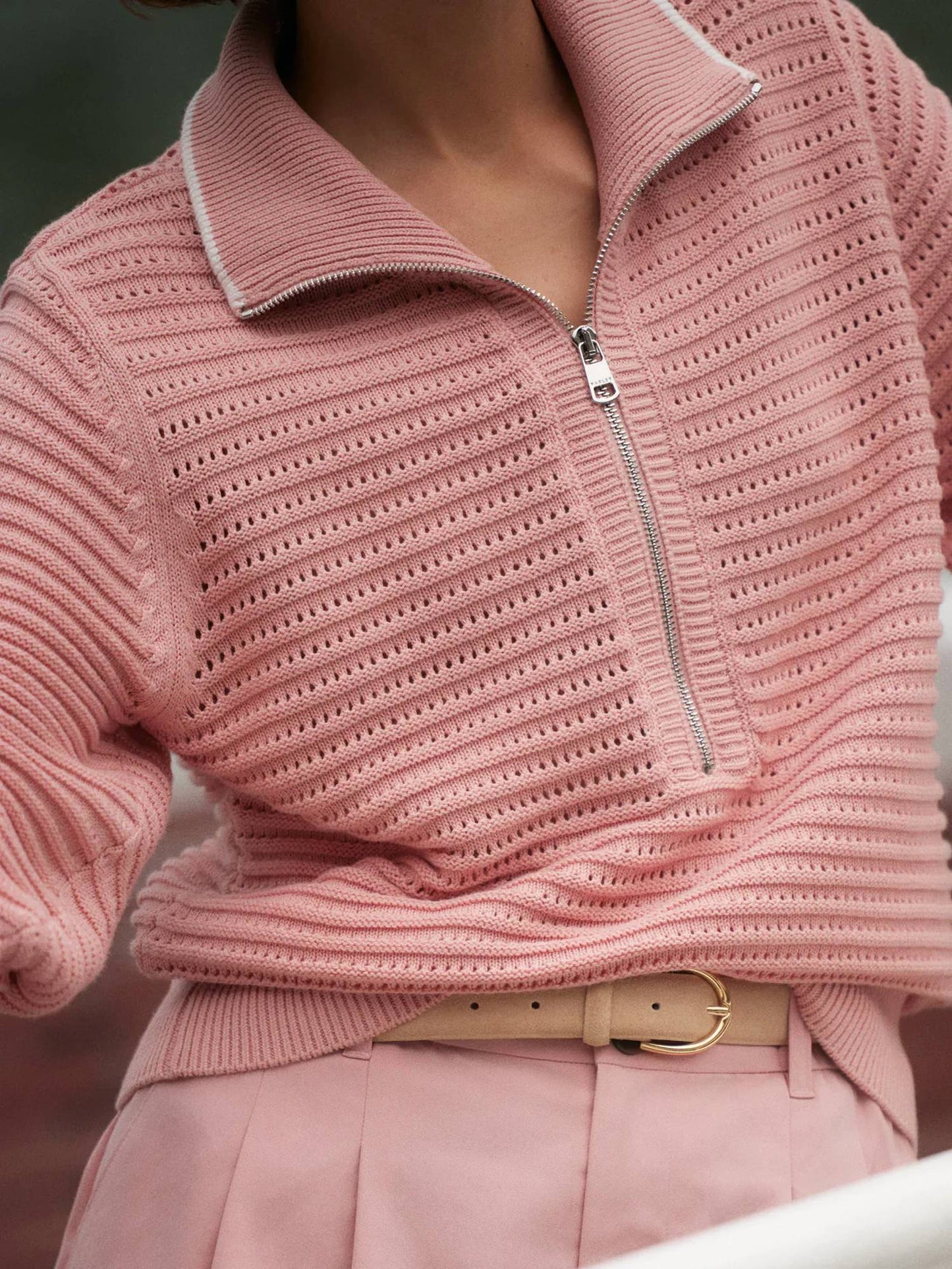 Varley - Morwenna Half-zip Knit Top