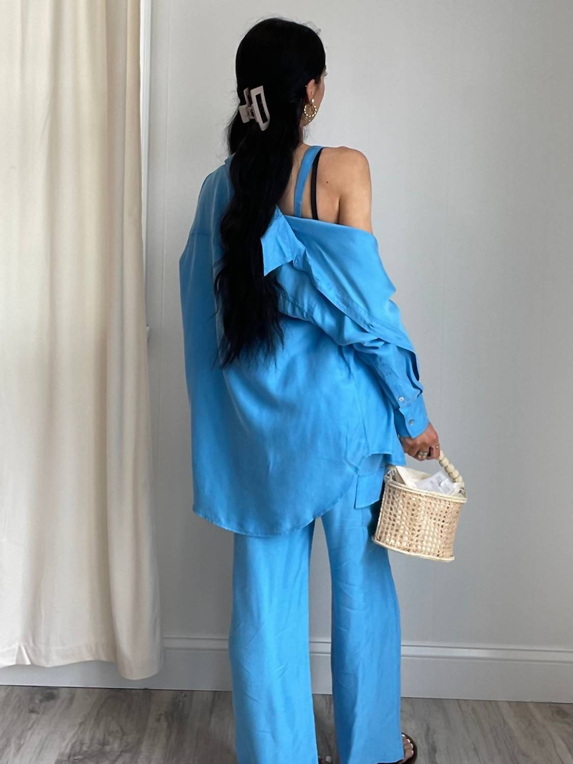 Lucy Paris - Mella Wide Leg Cargo Pants