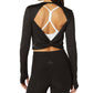 Beyond Yoga - Featherweight Sunrise Cropped Pullover