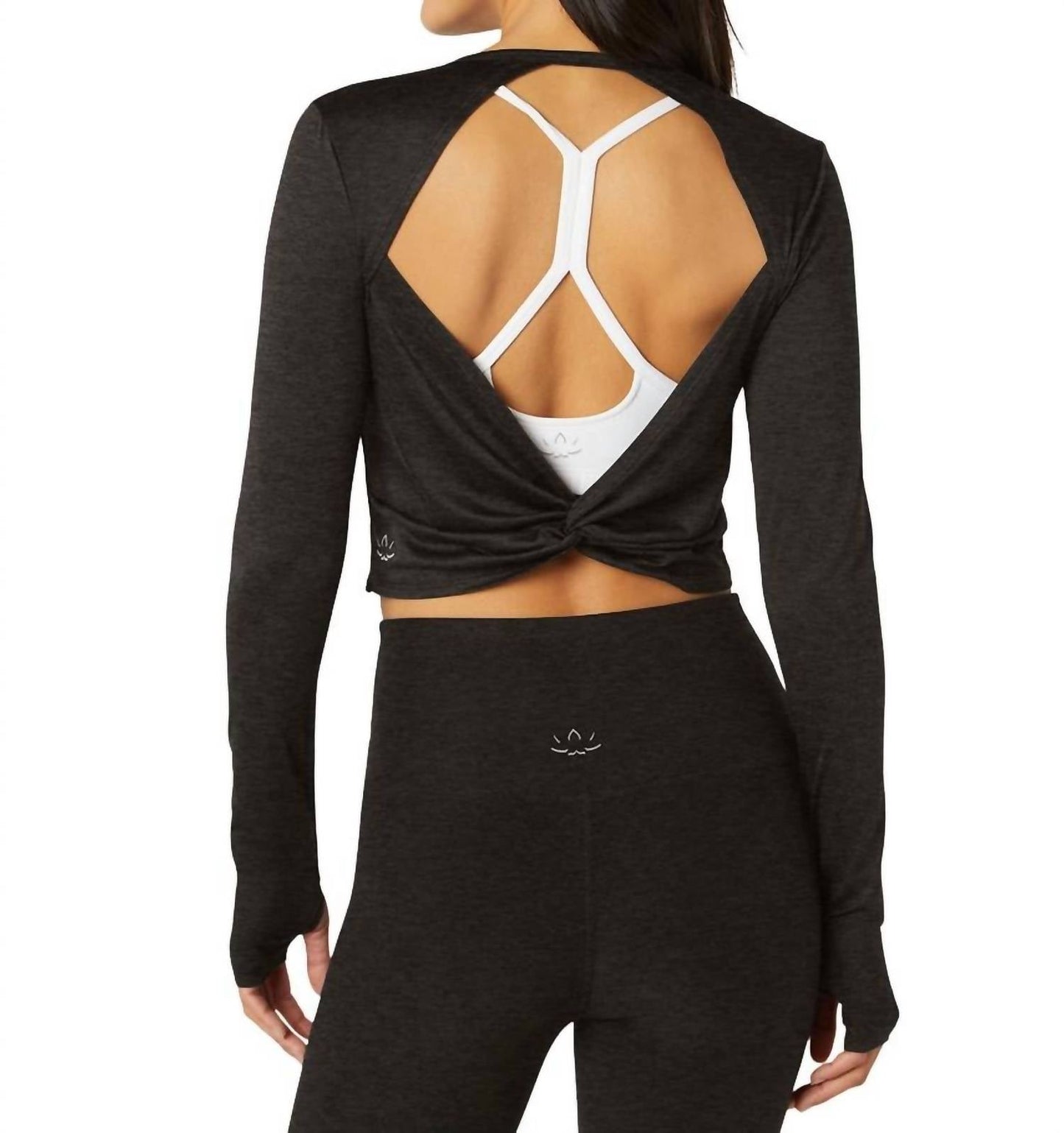 Beyond Yoga - Featherweight Sunrise Cropped Pullover