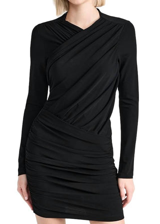 Enza Costa - Vestido envelope em jersey fosco