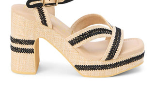 Matisse - Women's Adelaide Raffia Platform Heels