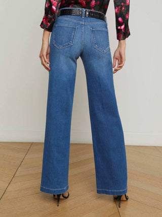 L'Agence - Jeans Joanne Lo W Rise perna larga