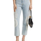 Frame - Crochet Vertical Crop Jeans