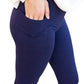 Julia Rose - Nadia Crossover Full Length Leggings with Pockets