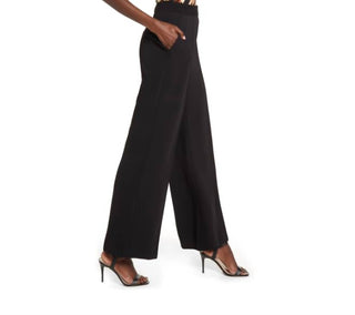 Topshop - Calça social Pintuck de cintura alta e perna larga