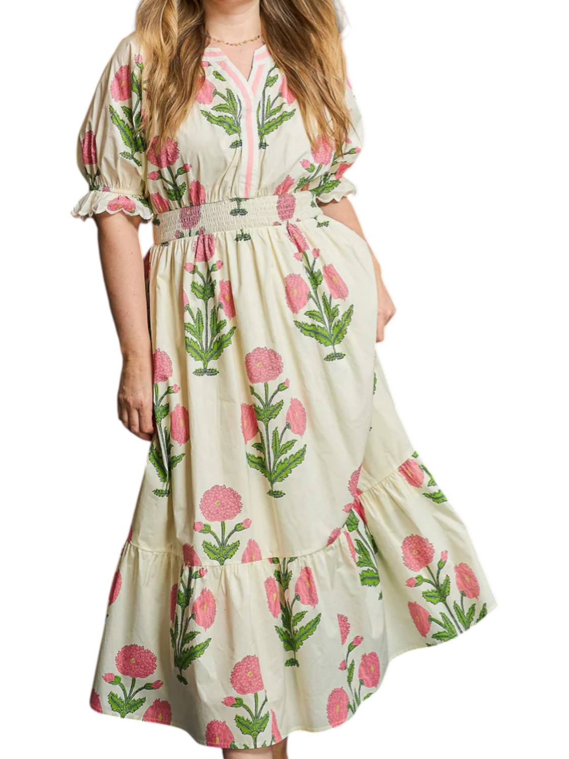 Umgee - Floral Maxi Dress