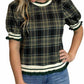Entro - Plaid Top