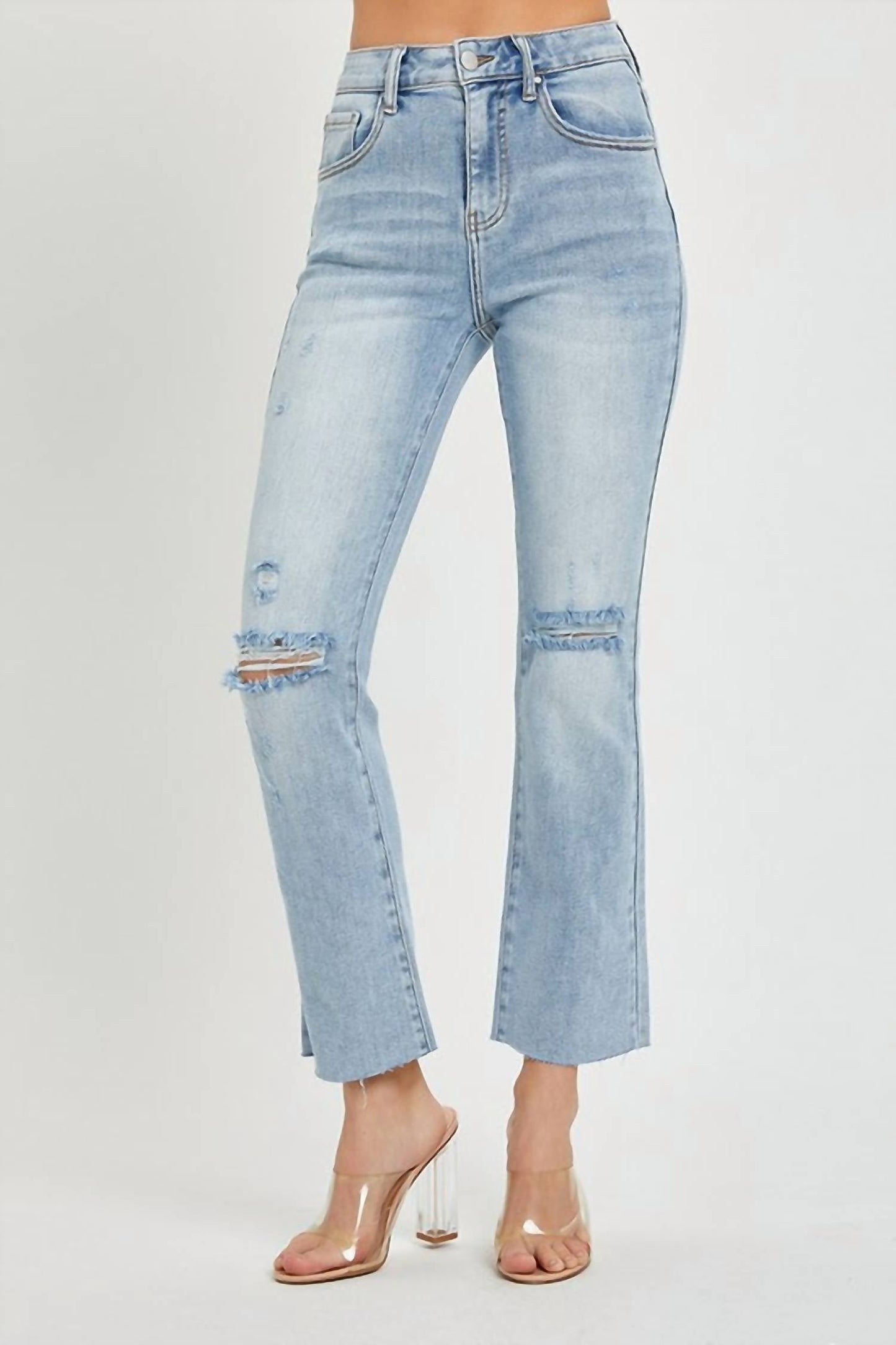 Risen - Calça jeans Paxton de cintura alta e perna reta