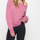 Spiritual Gangster - La Vida Off Shoulder Sweatshirt