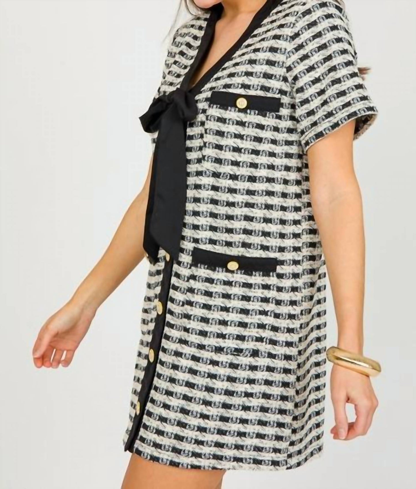 Entro - Timeless Tweed Shift Dress