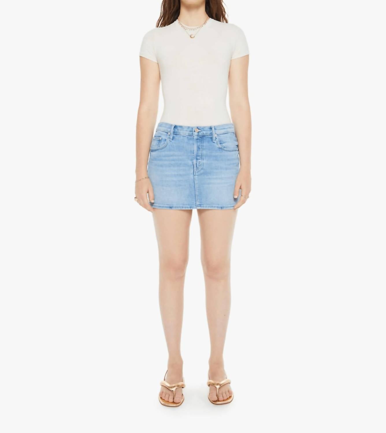 Mother - The Vagabond Mini Skirt
